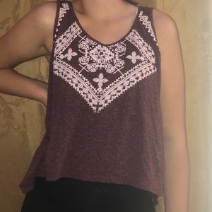 Tribal print tank top